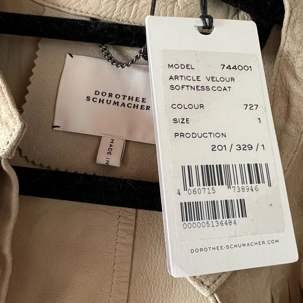 Dorothee Schumacher Velour Softness Coat - Picture 3 of 4